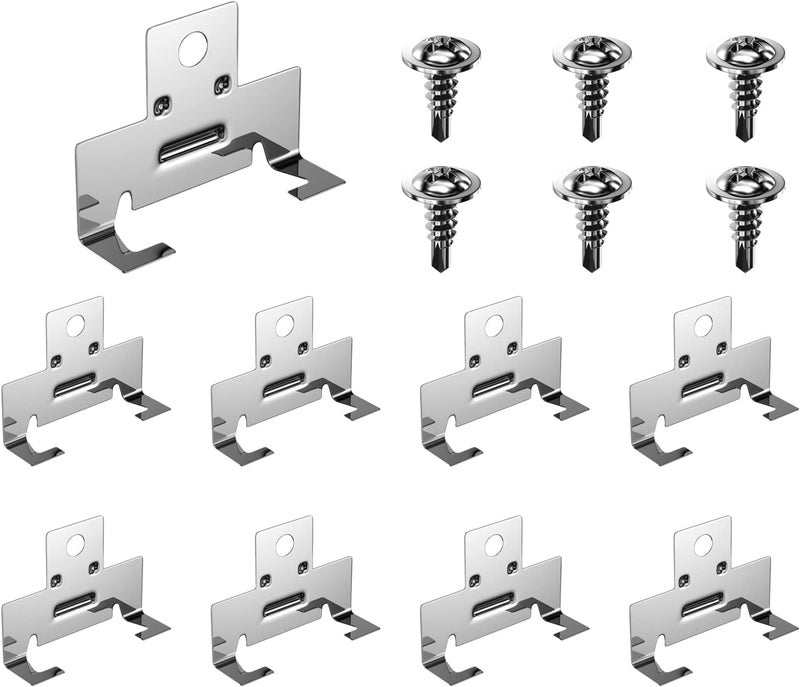 ROOWINTOO Recessed Light Clips for retrofitting recessed Light canisters, Downlight recessed Light Clips for use with Torsion Springs 100 Pack (50 Pairs) - Image 1